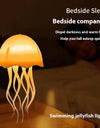 Jellyfish Lamp USB Colorful Voice Control Swimming Ambience Light