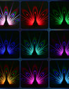 Peacocks Wall Lamp Colorful Ambient Lighting Modern Creative Atmosphere 3D Body Animal Lighting Lustre For Bedroom