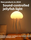 Jellyfish Mood Lamp LED Jellyfish Night Light Portable Jellyfish Lamp Jellyfish Decorations Smart Table Lamp For Bedside Desk