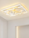 Household Light Luxury  Thin Suction Ceiling Fan Lamp Bedroom Living Room