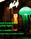 Jellyfish Mood Lamp LED Jellyfish Night Light Portable Jellyfish Lamp Jellyfish Decorations Smart Table Lamp For Bedside Desk